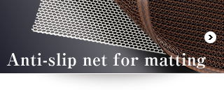 Anti-slip net for matting